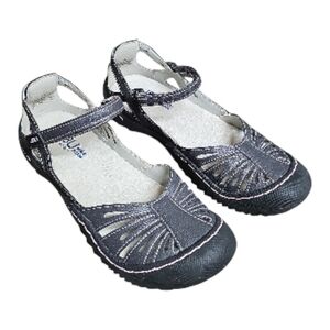 JBU by Jambu Wildflower Blue Memory Foam Casual Strap Shoes Women’s 7 M